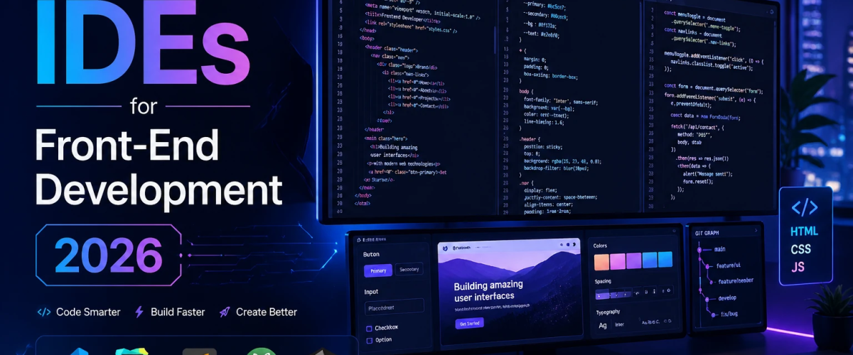 بهترین IDE برای فرانت‌اند در سال ۲۰۲۶
