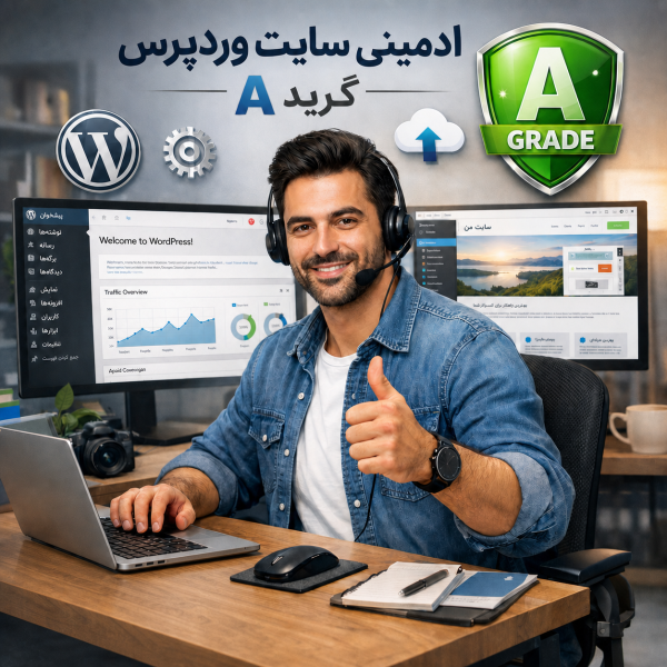 اشتراک ادمینی وبسایت وردپرس گرید A