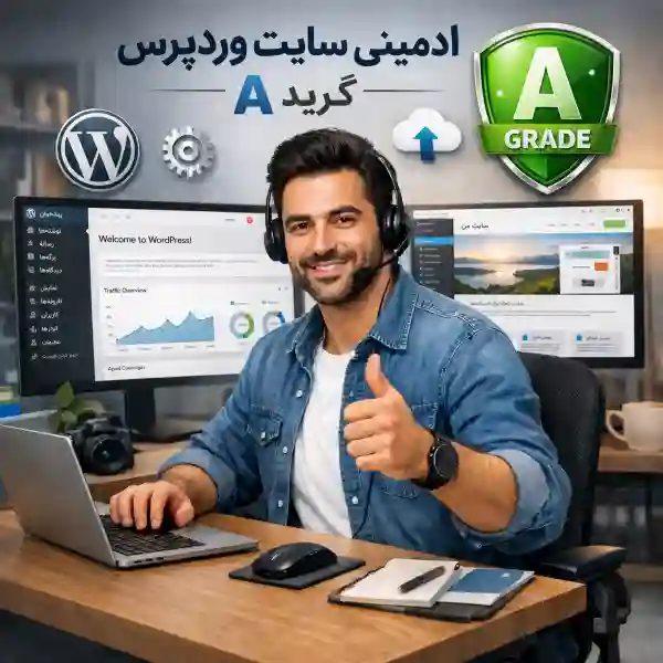 اشتراک ادمینی وبسایت وردپرس گرید A