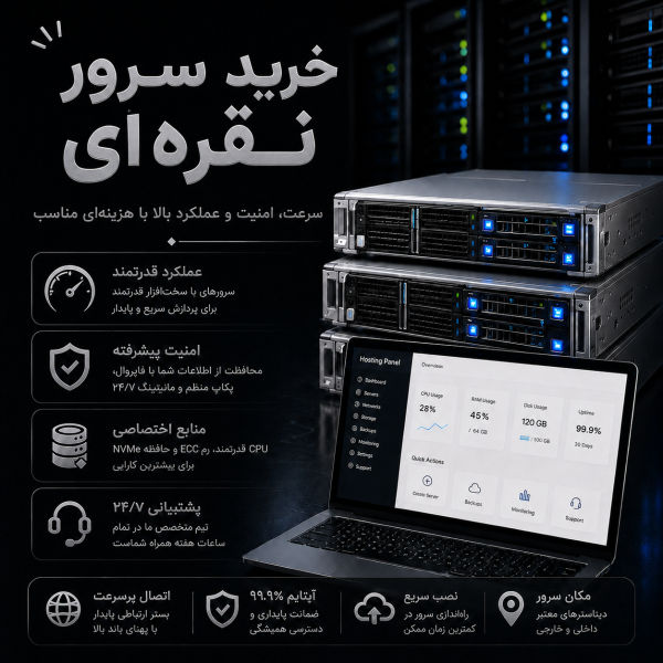 خرید سرور نقره ای