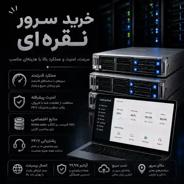 خرید سرور نقره ای